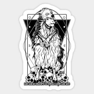 Sheep in wolf's clothing Sticker